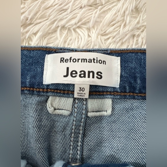 Reformation Ada Ultra High Rise Bootcut Jeans In Laguna Wash - Size 30 - Picture 4 of 11